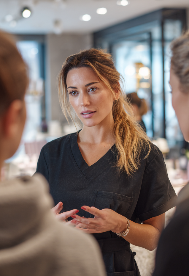 Truecreatives 84028 Female Trainer Of The Beauty School Standin 5f85239d Aa83 408c Aaea Ec01f716c873 E1763842030831